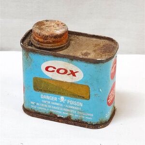 Vintage COX Model Builders Tin
